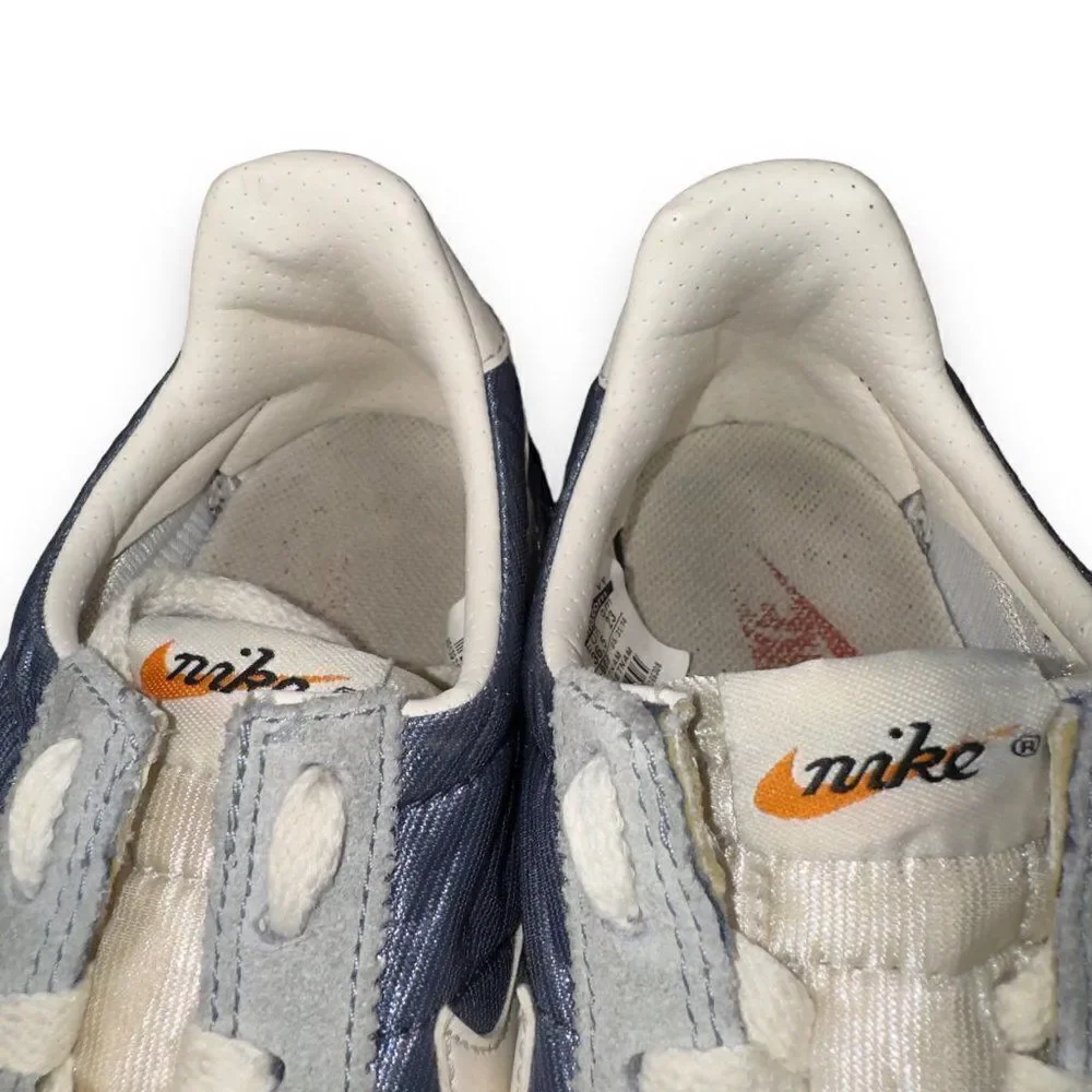 Nike Pre Montreal Racer Casual‎ Suede Sneakers Grey / Blue 555258-008 Women's 6